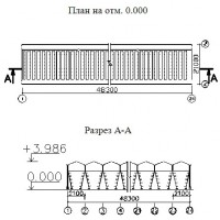 Рассадная теплица с многоярусной узкостеллажной гидропоникой пл. 1000 кв. м для тепличных комбинатов пл. 6 га 